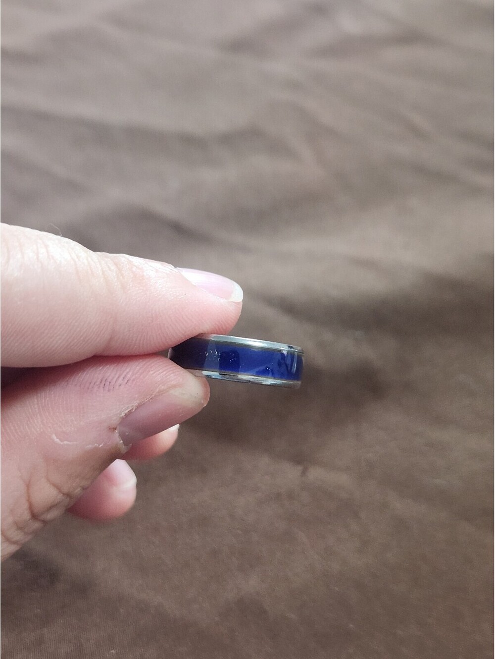 Women's Mood Ring Stainless Steel Band Ring Size 7